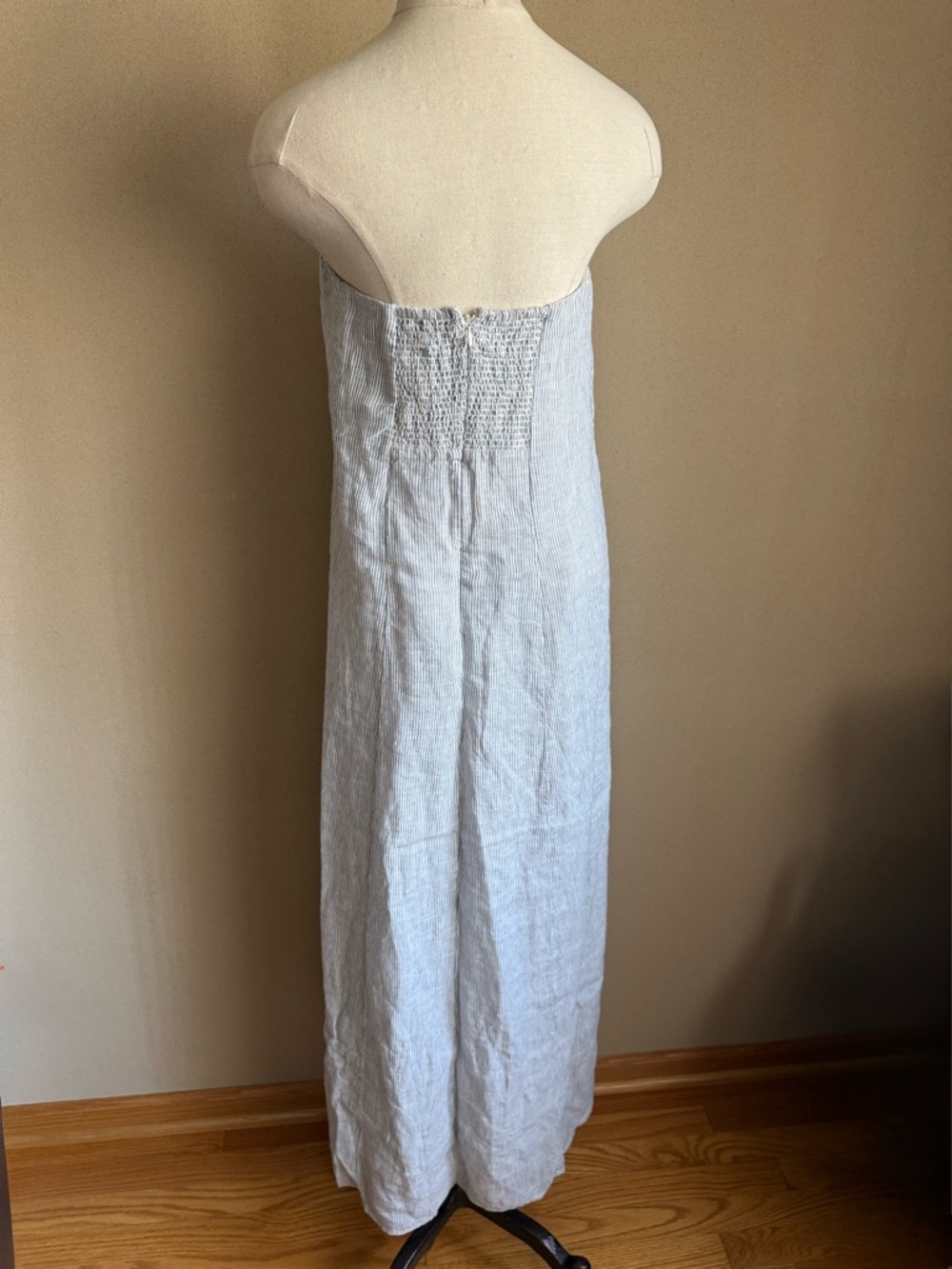 Quince 100% European Linen Strapless Maxi Dress - Picture 6 of 14